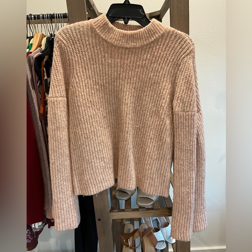 Tan/peach sweater size xs